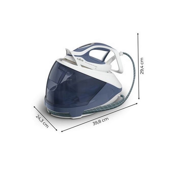Centrale Vapeur Calor SV9203C0 - 7,5 Bars, 130 G/min, Autonomie Illimitée - Blanc/Gris