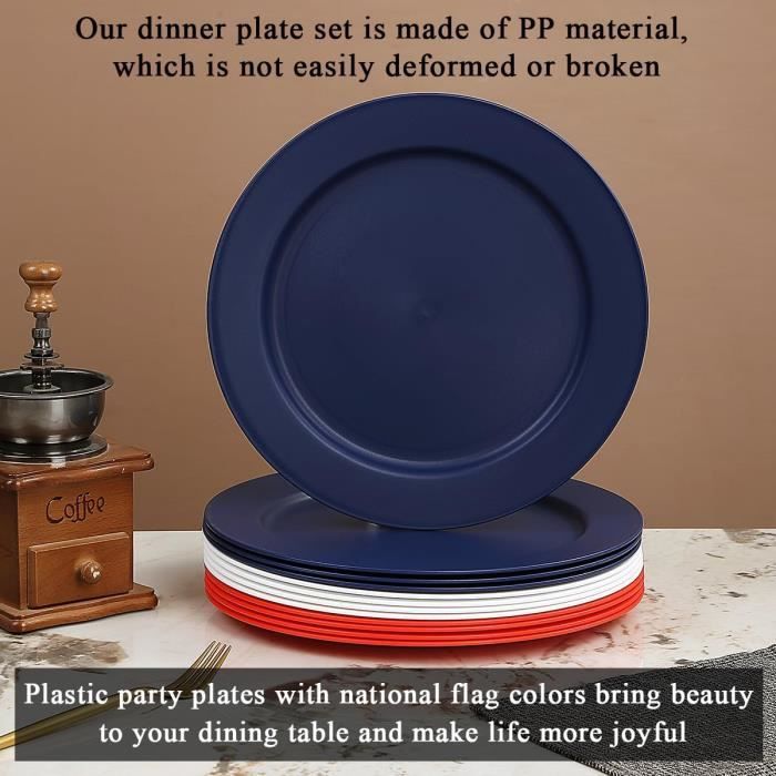 Assiette En Plastique Sesame Place Elmo, 8.5 Pouces, Pour Enfants, Rouge