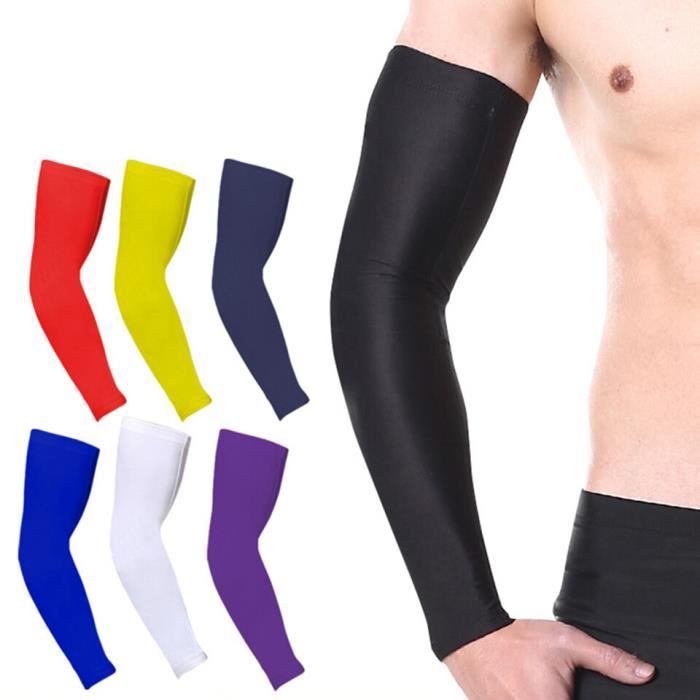 Manchon Bras,Manchons de bras de course respirants à séchage rapide, Protection UV, coudière de
