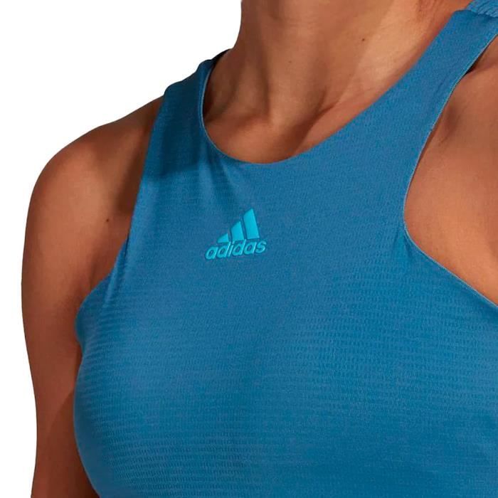 Robe de tennis Femme Adidas Gameset Bleu Soutien gorge int gr