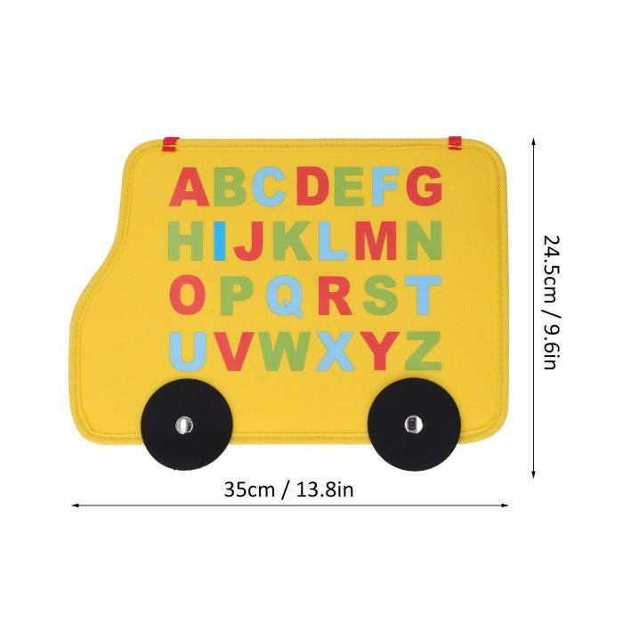 Tableau d'activités en feutre pour tout-petits, tableau sensoriel d'apprentissag