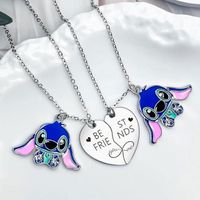JEYORZY Collier,2 Piu00e8ces Fille Collier, Bijoux Bracelet Collier D'amitiu00e9 Amitiu00e9 Stitch Collier Enfant Cadeau Stitch Cadeau Pour Fille Pour