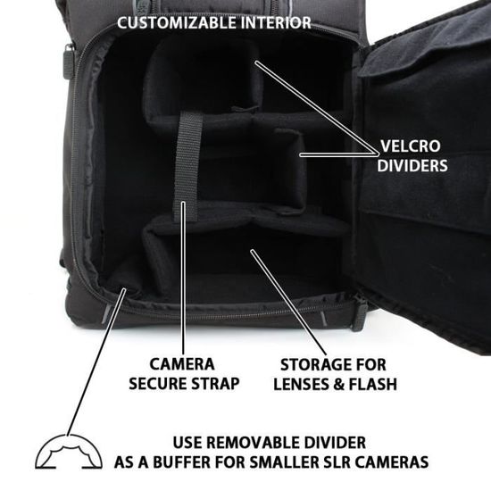 Sac de rangement pour appareil photo