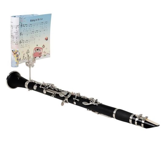 Pince sur support partition clip, clarinette lyre partition pince support  instrument support pour fanfare - Cdiscount Instruments de musique