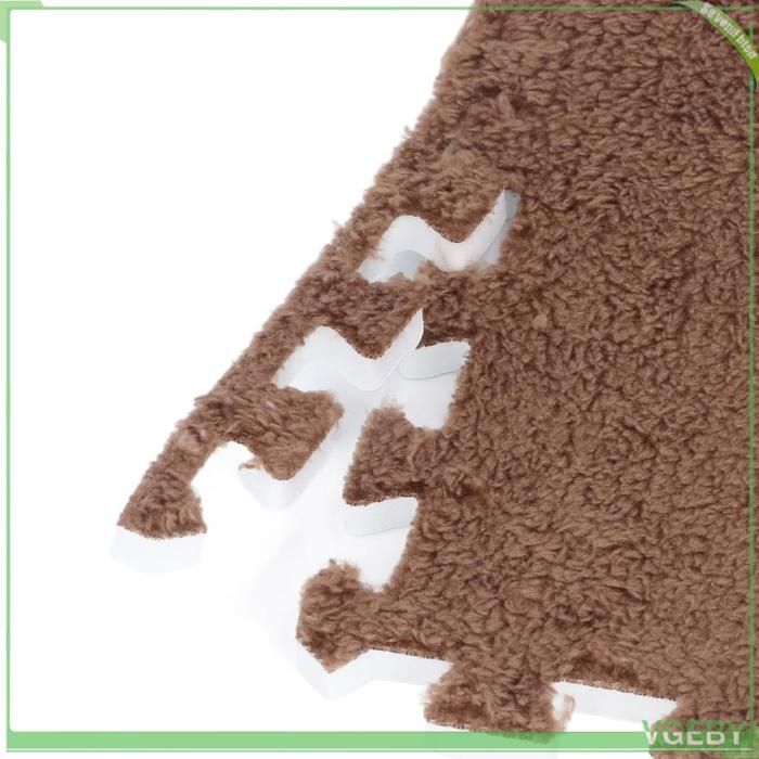 VGEBY Dalles de Tapis de Sol en Peluche, 10 Pièces à Usages Multiples, Tapis Emboîtable Moelleux, épais et Antidérapant, Dalles de Tapis en Mousse en Peluche, Dalles de Moquette (White VGEBY Dalles de Tapis de Sol en Peluche, 10 Pièces à Usages Multiples, Tapis Emboîtable Moelleux, épais et Antidérapant, Dalles de Tapis en Mousse en Peluche, Dalles de Moquette (White