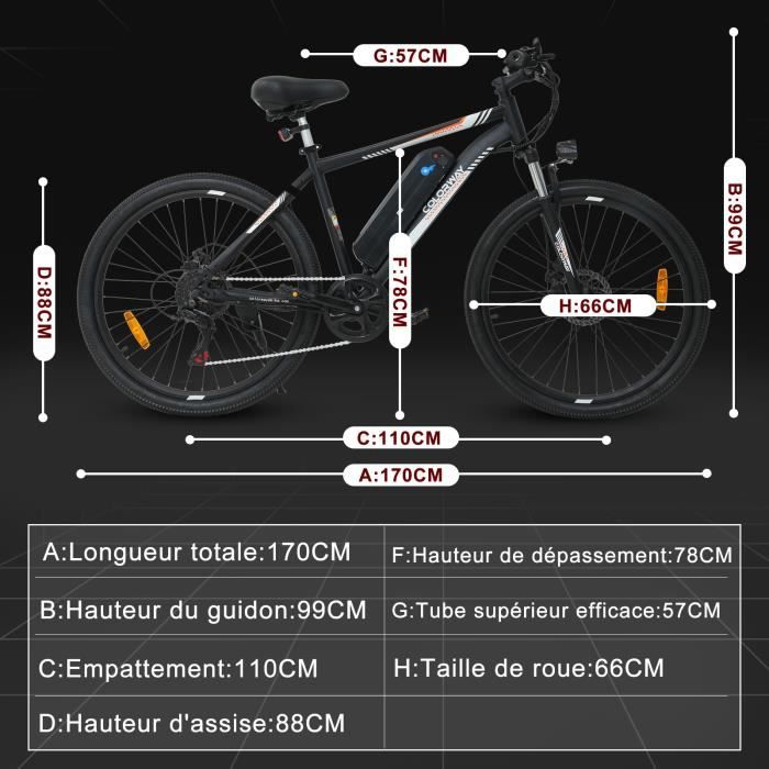 Vélo électrique 24 Pouces Taille Velo Vélos électriques Taille