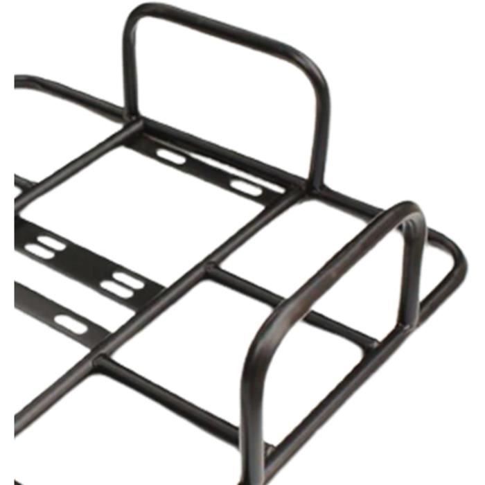 Panier Arrière Pliable Auto-top - Pour Porte-bagages, Vélo électrique, Grand Format Noir