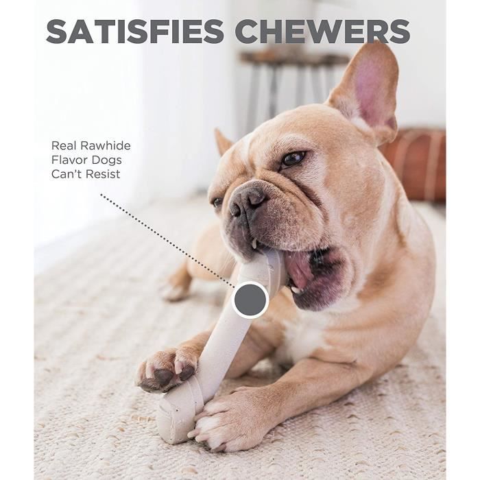 Petstages Os Newhide Jouet M cher R sistant pour Chien de Taille