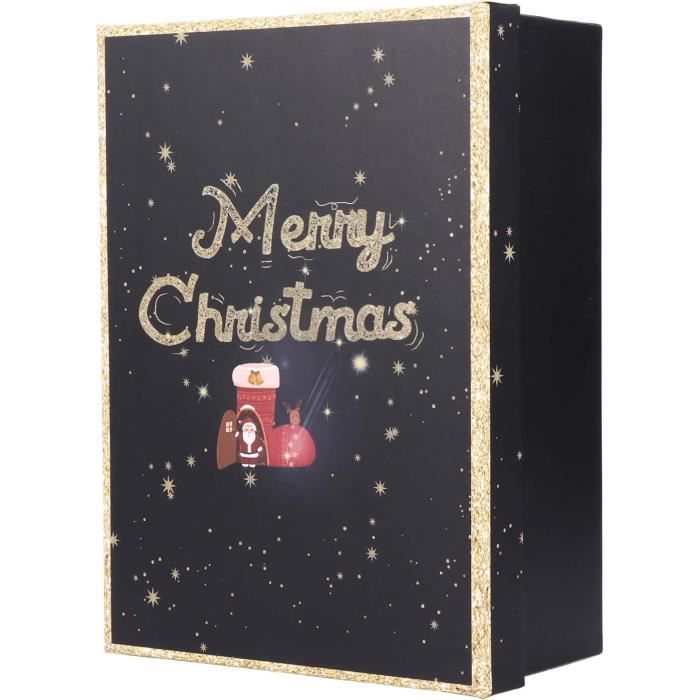 Boîte à bonbons de Noël boîte-cadeau en papier boîte-cadeau de