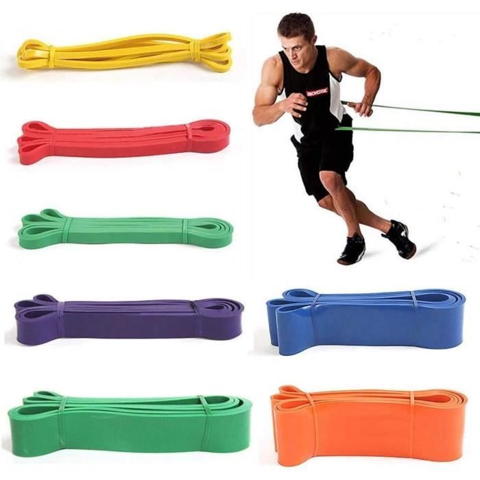 Lot De 11 Bandes De Résistance Latex, Exercice Crossfit Fitness Yoga, 11 En 1