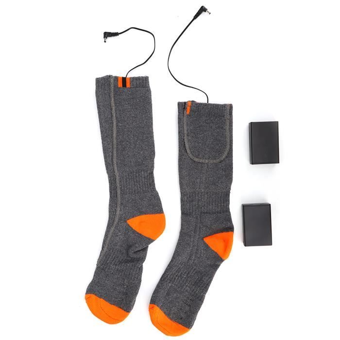 Chaussettes chauffantes électriques à piles et rec – Grandado