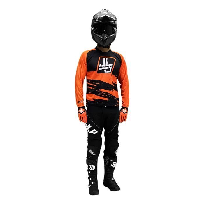 Combinaison De Protection Motocross Enfant - Plastron + Genouillères, Noir, Matériau PP EVA, Taille Enfant