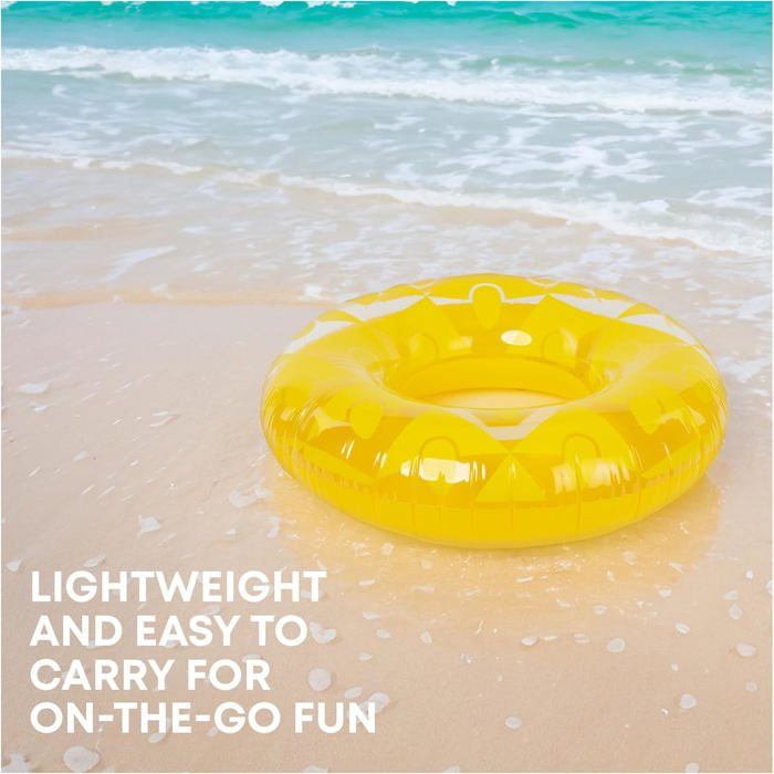 SPLASH! Bouée Gonflable 90 Cm - Fruit Design - PVC Durable 0,18 Mm - Supporte 80 Kg - Certifiée REACH Et EN71