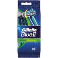 GILLETTE Rasoir jetable Blue 2 Plus Slalom - 10 pièces-0
