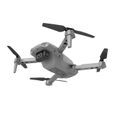 Drone Quadcopter pliable avec caméra HD 1080P/4K/720P, WiFi 2.4G FPV, LED lumineuse, gris-0