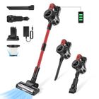 DAYPLUS Aspirateur Balai sans Fil sans Sac Multifonctions 6 en 1, Lumière LED, Filtre HEPA Lavable, 21V Batterie 3,0 Ah