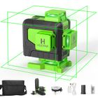 Huepar 16 Lignes Niveau Laser 4D Ligne Croisée Ligne de Faisceau Vert Batterie Li-ion Télécommande Multifonctionnel Pour Carrelage