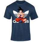 T-Shirt Homme Personnalisé Dragon Ball Z - KDO02 - Bleu - Manches Courtes - Col Classique
