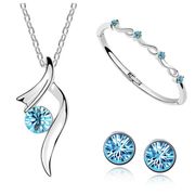 Parure Bijoux Argent 925 & Perles Naturelles Clearine | Style Vintage - Collier 46cm & Boucles D'Oreilles