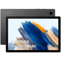Tablette Samsung Galaxy Tab A8 WiFi en gris (Gris foncé) avec écran 10,5" Full HD+, 1920 x 1200 pixels, Android, WiFi, processeur