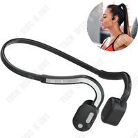 TD® Casque Bluetooth de sport étanche IPX8, casque d'écoute sans fil à conduction osseuse véritable, pour natation et course à pied