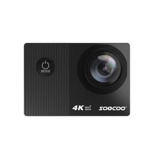 CAMÉSCOPE NUMÉRIQUE noir-Caméra d'action 4K 60fps pour le Sport, étanche, écran tactile HD de 2.0 pouces, enregistrement vidéo d