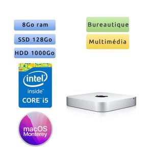 UNITÉ CENTRALE  Apple Mac mini A1347 (emc 2840) i5 8Go 128Go SSD &