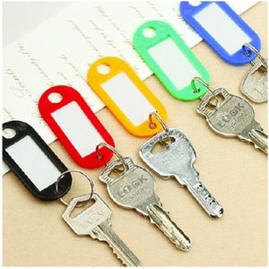 Porte-clé étiquette identifiant multicolores pour clés 25 unités