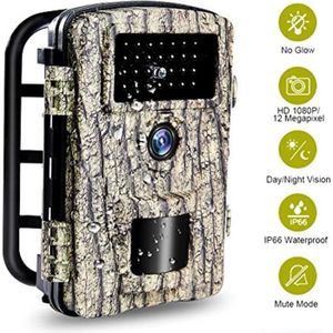 SUNTEKCAM 36MP 2.7K HD Caméra de Chasse Caméra de Surveillance Étanche 28 LEDs Grand Angle 120° De Vision Nocturne 25m Traque IR Caméra de Jeu Nocturne Infrarouge