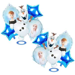 Kit arche de ballons organiques modèle reine des neiges Elsa