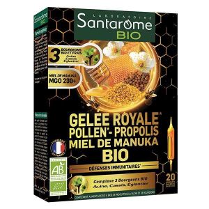 COMPLEMENTS ALIMENTAIRES - VITALITE Santarome Bio Gelée Royale Pollen Propolis Miel de