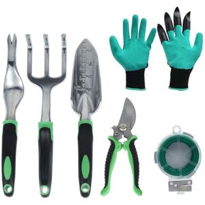 PACK OUTIL A MAIN Ensemble d'outils à main de jardin, 6 outil