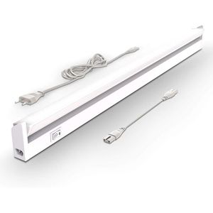 Ultra fine /Éclairage sous meuble Intensit/é variable R/églette LED avec capteur Lumi/ère blanche naturelle 4000 K