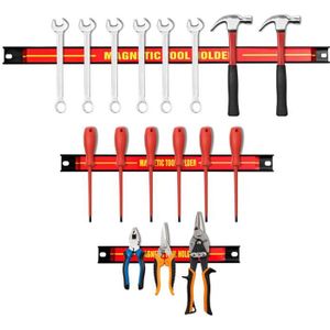 Étagère Murale Porte-outils en bois, Pour le rangement de marteaux, clés,  tournevis, pinces - 3 Support pour Garage outils atelier - Cdiscount  Bricolage