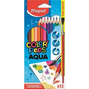 CRAYON DE COULEUR Maped Color'Peps - Crayons de Coloriage Aqua pour 