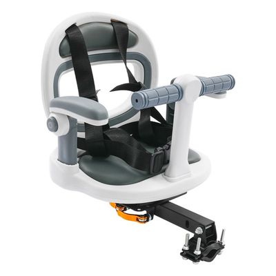 Siège Avant Enfant Pour Vélo – Acier/PC, Capacité 100kg, De 8 Mois à 6 Ans, Compatible VTT Et Vélos Adultes