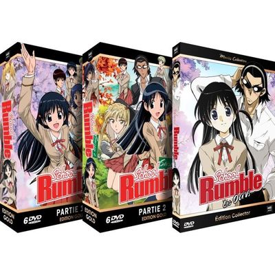 School Rumble - Intégrale (Série TV + 2 OAV) - Pack 2 Coffrets DVD + 1 DVD  - Cdiscount DVD