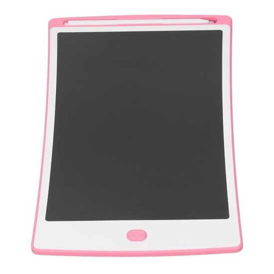 Sarsumir Calculatrice Avec Tablette LCD 6" - 12 Chiffres, Double Alimentation Solaire/Batterie - Noir