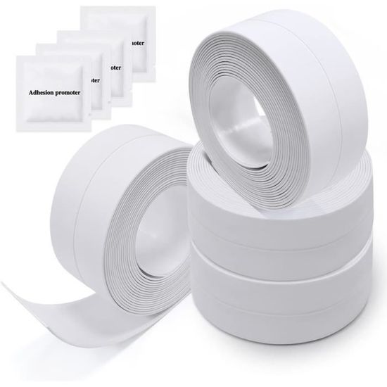 Bande d'étanchéité autocollante pour baignoire et mur, pour évier