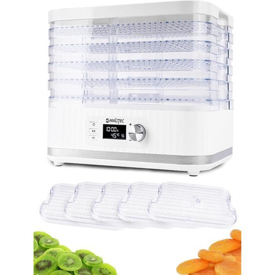 Déshydrateur Séchoir à Fruits Légumes Champignons 5 étages 350W ,échoir