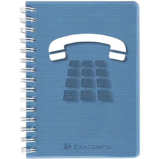 Repertoire téléphonique - Linicolor - EXACOMPTA - 15x20cm - 96