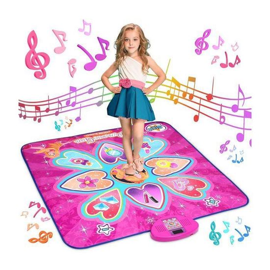 Tapis De Danse Lumineux ZWOOS - Bluetooth, 6 Boutons, Pour Enfants 3-12 Ans - Cadeau Idéal