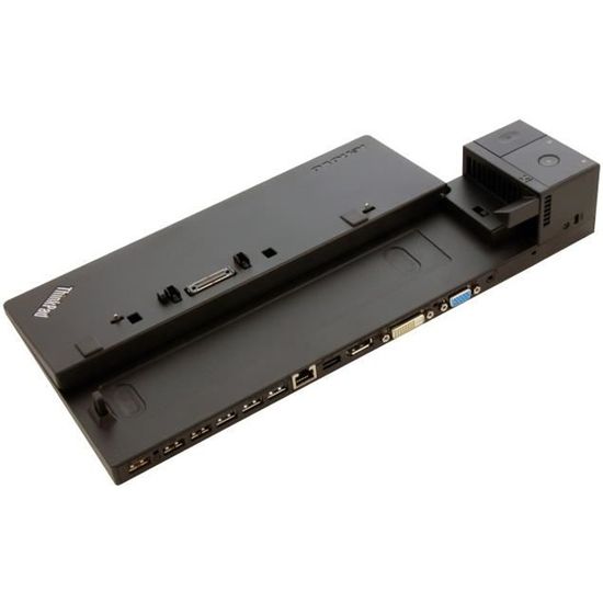 Lenovo ThinkPad Pro Dock Réplicateur de port 90 Watt pour ThinkPad L540; L560; L570; P50s; T540 (2 cores); T550; T560; T570;…