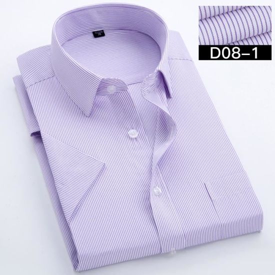 Chemise en coton homme avec manches courtes (BRANDY