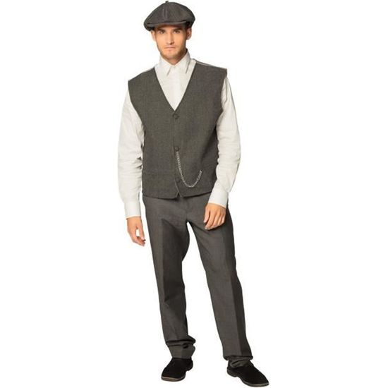 Costume pour homme disco argent - Un déguisement année 80 Taille - M/L