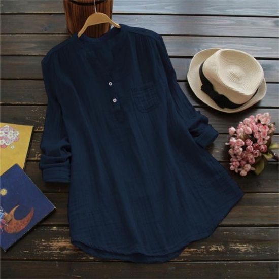 Robe chemise femme La Petite Étoile Rila Noir - Prêt-à-Porter