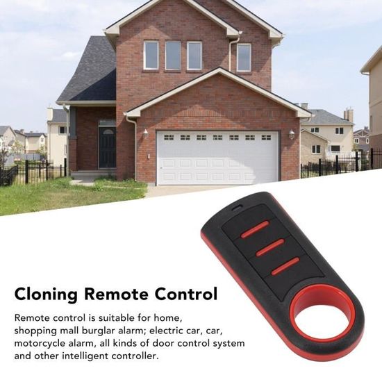 Télécommande Universelle Clonage 4 Boutons – Copie Rapide, Effacement & Récupération Codes – Porte-clés Clone Pour Voiture, Garage, Portail