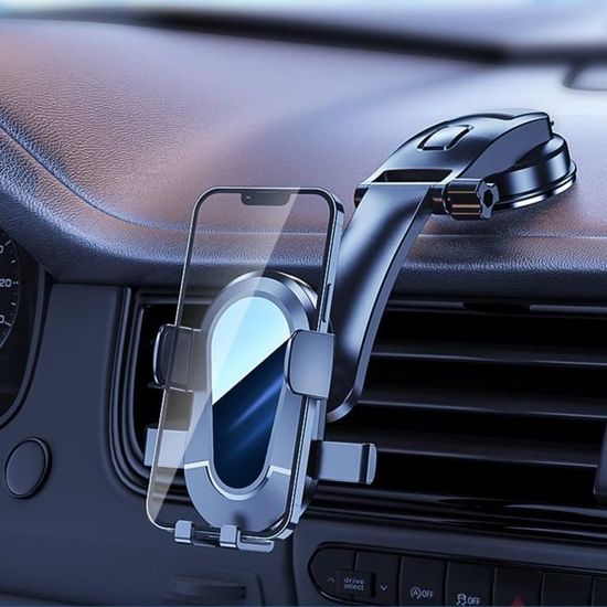 Support Téléphone Voiture Ventouse Pour Tableau De Bord Pare Brise Rotation 360 Bras Prolonge Angle Telescopique Porte Telephone Voiture Pour Smartphones Et Gps 47 70 Pouces 92329793