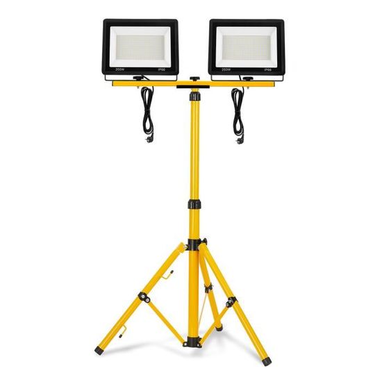 Projecteur LED 2x10W Avec Trépied - Éclairage Sécurité Extérieur - VidaXL - Neuf