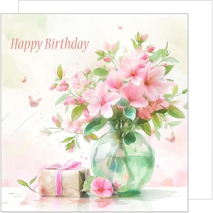 Premium Carte De Qualité Supérieure D'anniversaire XXL Avec Enveloppe